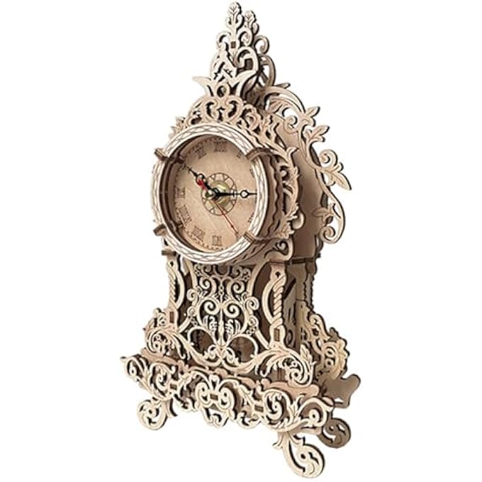 3D WOODEN PENDULUM CLOCK MODEL KIT FOR ADULTS TO ASSEMBLE BY YOURSELF TO BUILD 3D WOODEN PUZZLE DIY WOODCRAFT CONSTRUCTION KITS CREATIVE - Image 2
